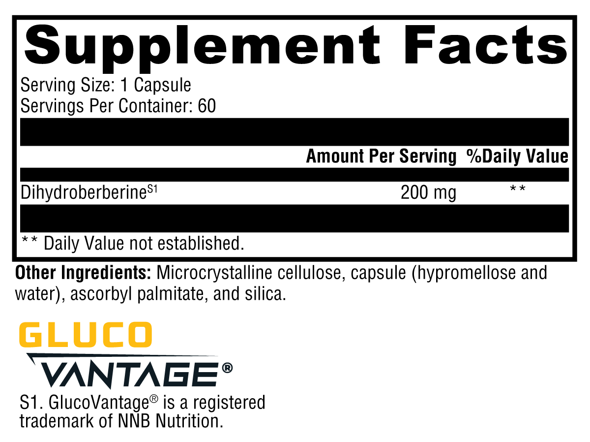Berberine ES-5 60 capsules.