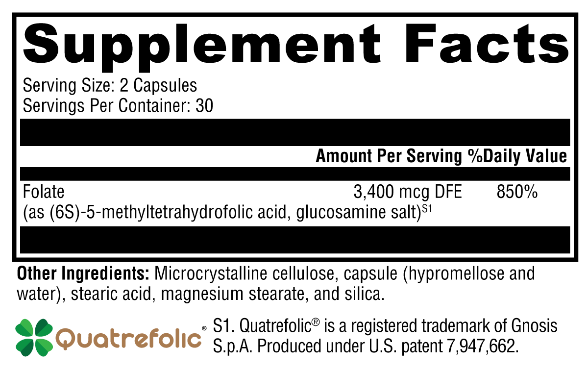5-MTHF 60 Capsules